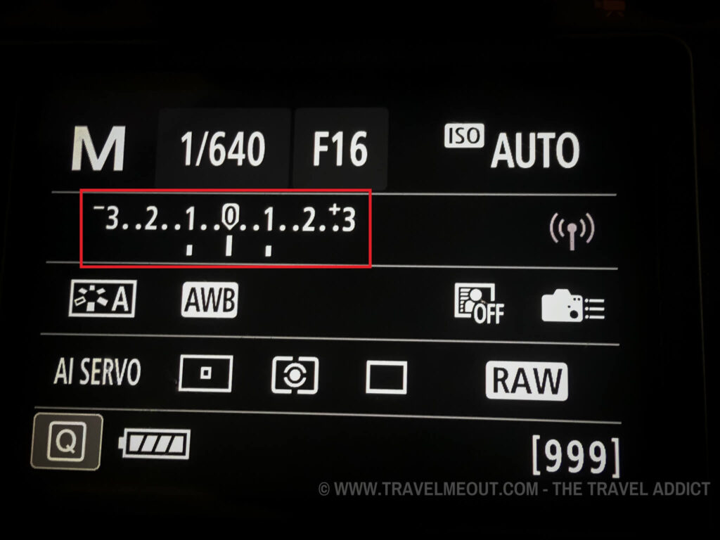 Automatic Exposure Bracketing Settings Canon 80D