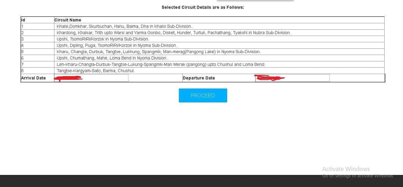 Ladakh Permit Online Booking Confirm Permit