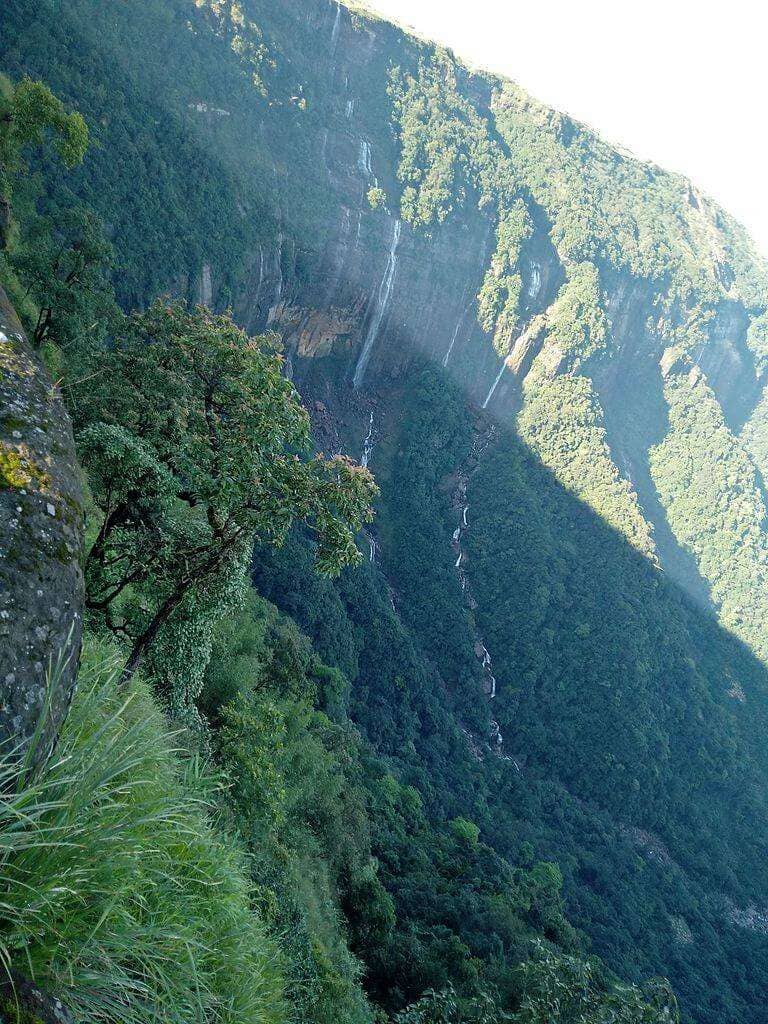 Nohsngithiang Falls Cherrapunjee