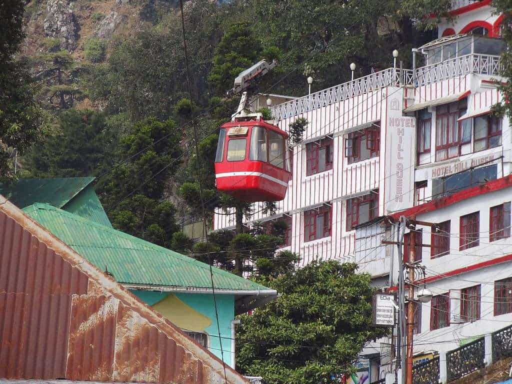 Ropeway to Gun hill Mussoorie