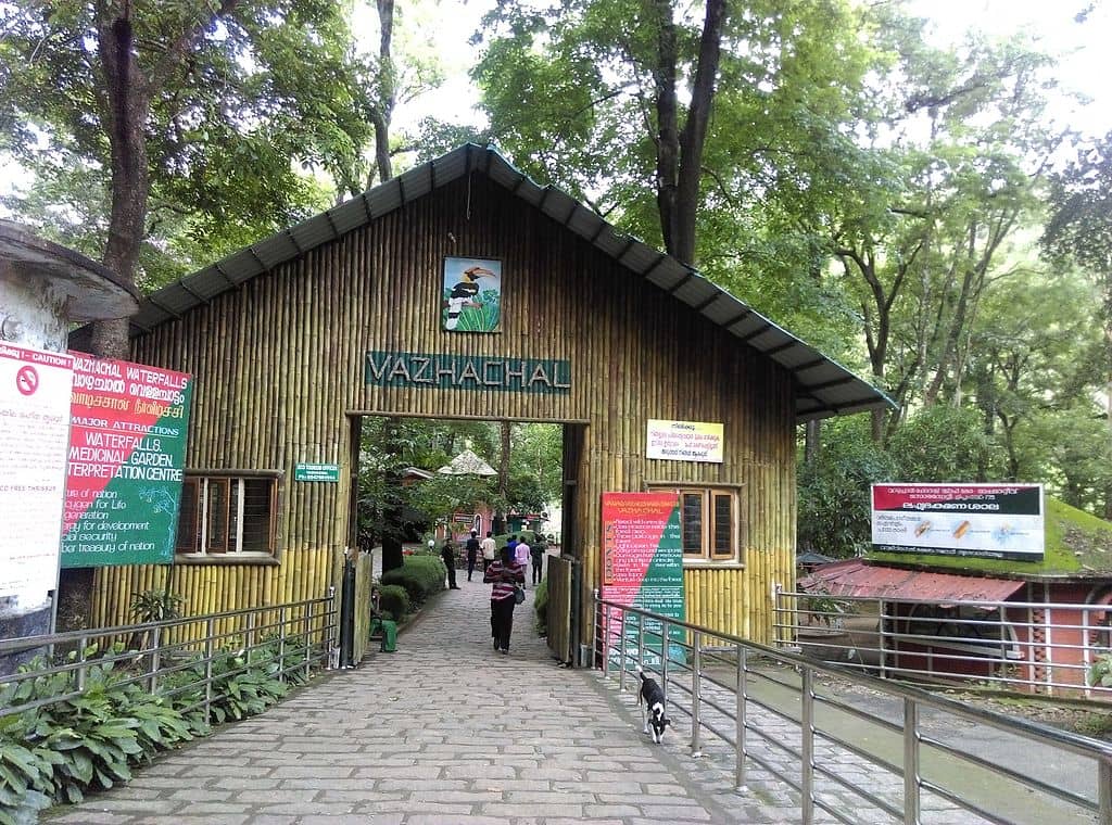 Vazhachal waterfalls Entrance